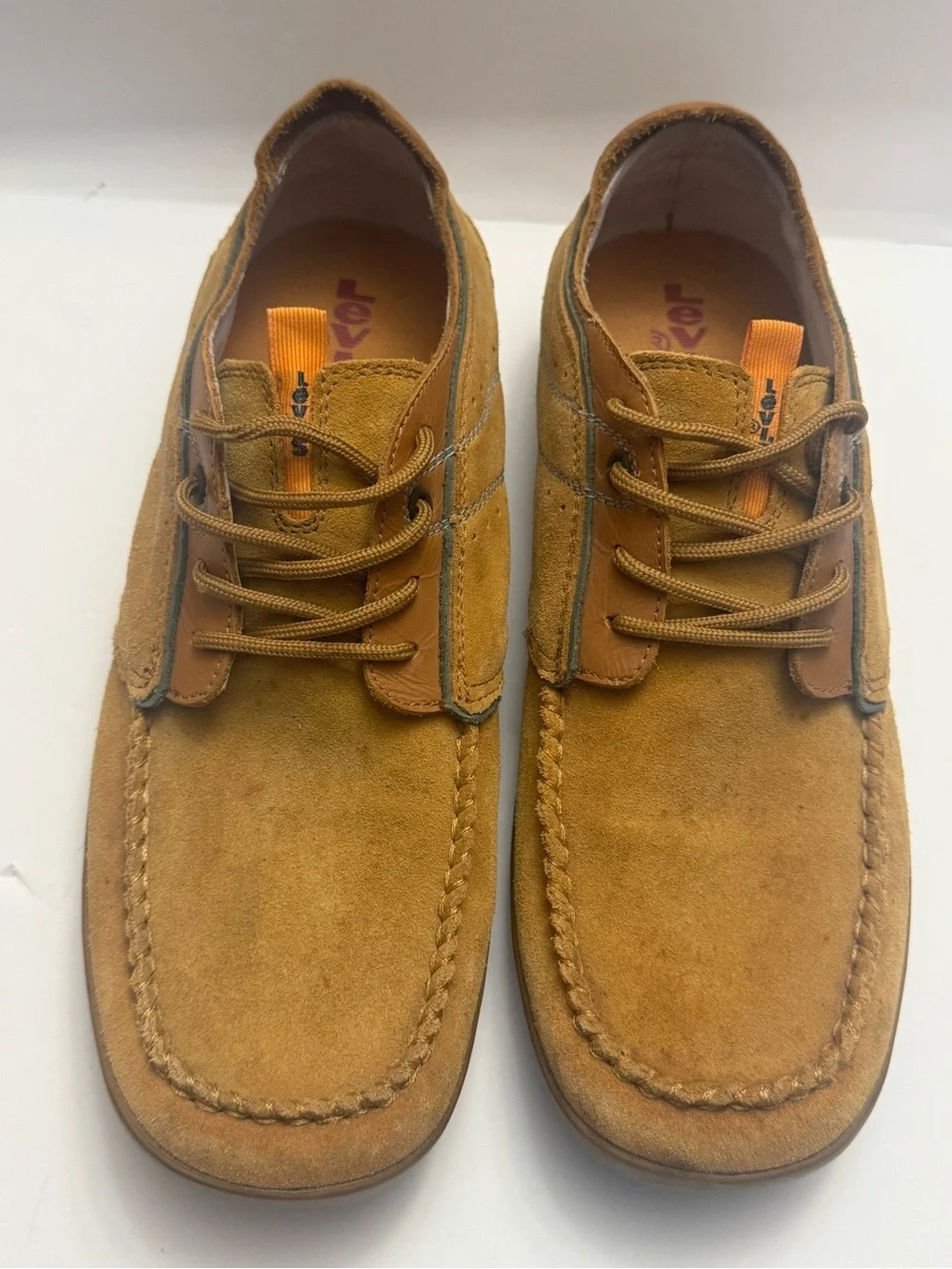 Levi’s Suede Moc Toe Casual Shoes Brown Lace Up Men’s Size 10 Leather